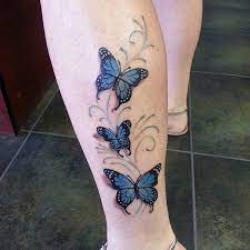 Butterfly Tattoo on Leg by AMAR by AMARTATTOO on DeviantArt