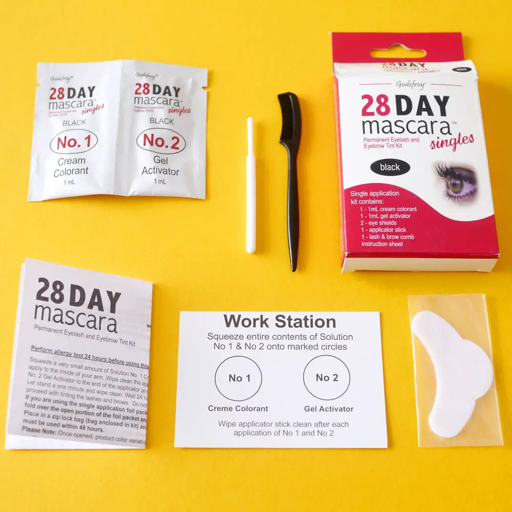 Godefroy 28 day Mascara Eyelash Tint Kit