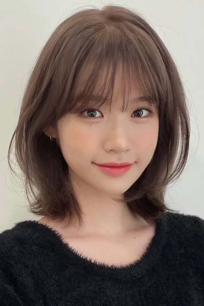 korean shoulder length hairstyles