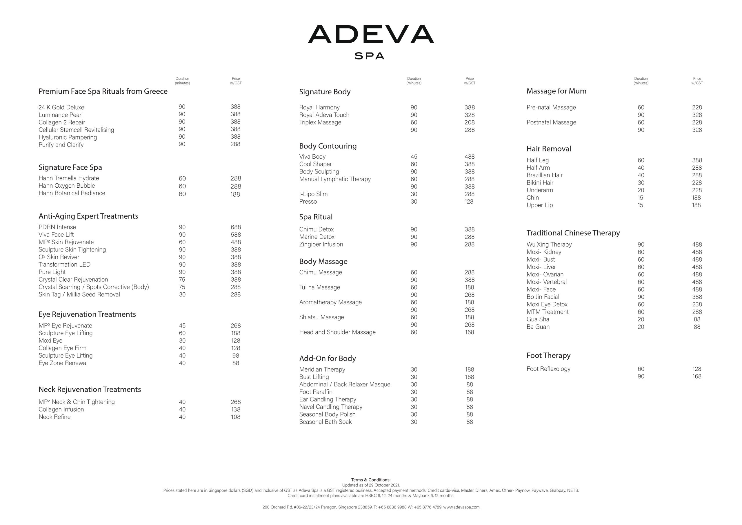 aveda spa singapore