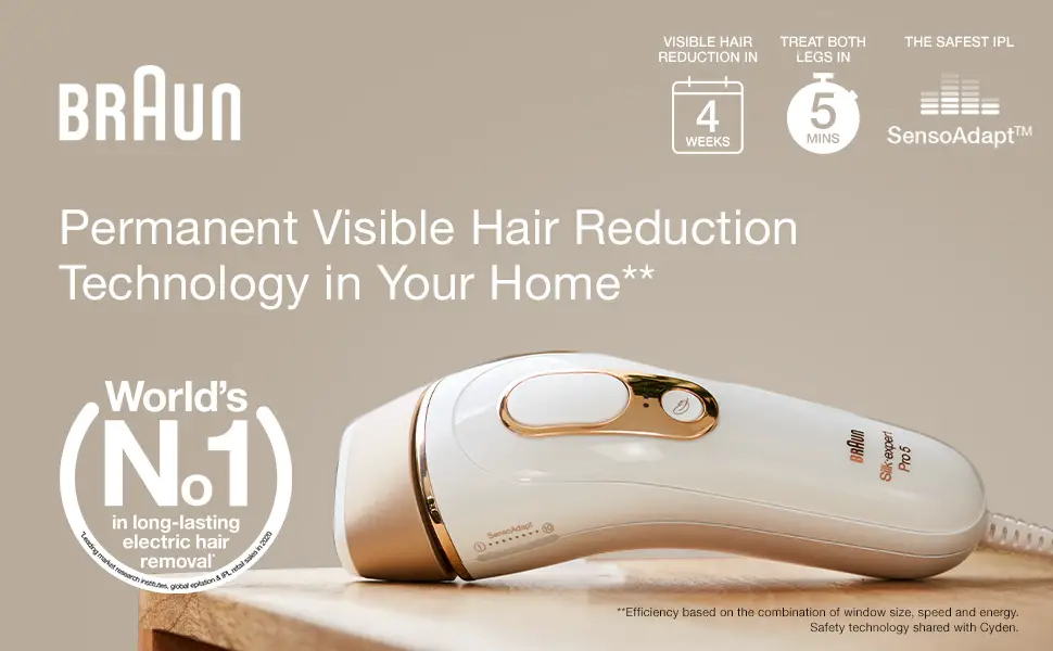 Braun Silk-Expert Pro 5 PL5139, IPL Hair Removal, Home Use Devices