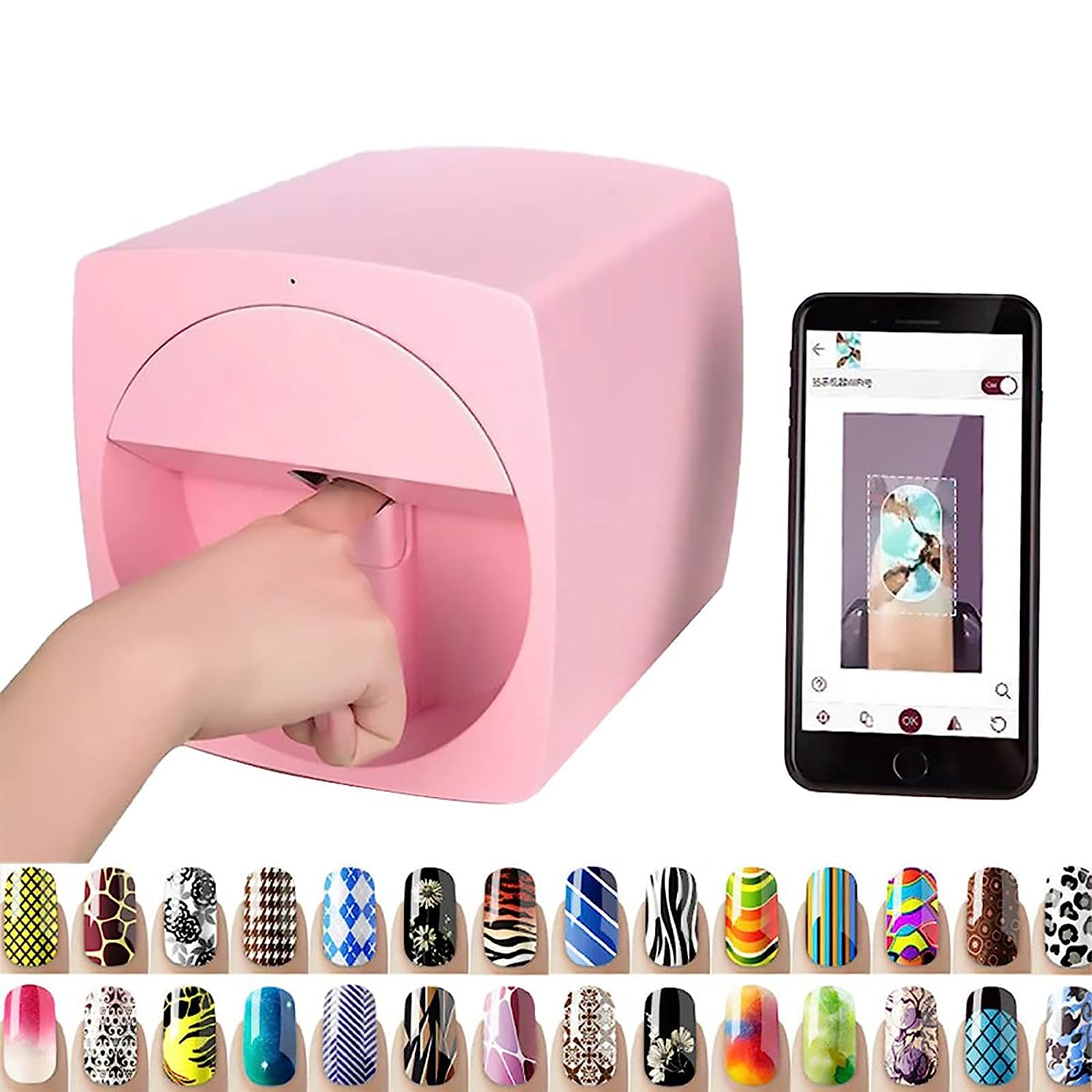 Imprimante automatique 3D intelligente pour nail art, imprimante