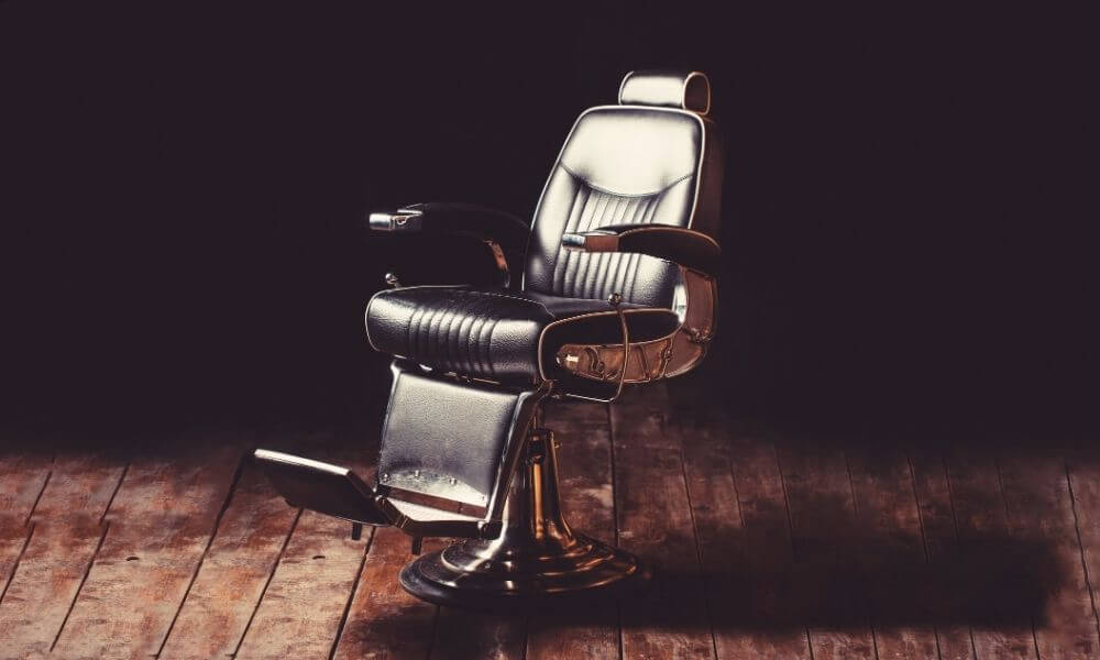 Leather vs Vinyl Barber Chair