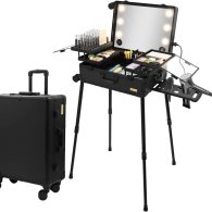 best rolling makeup train case